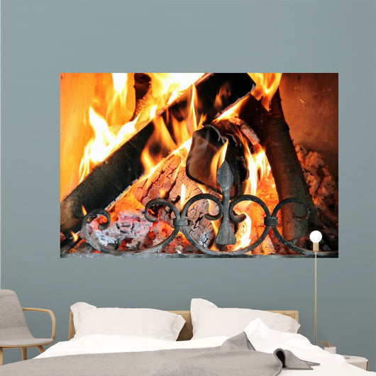 Kaminfeuer Wall Mural