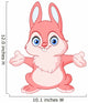 Cheerful bunny Wall Decal