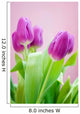 purple tulips Wall Mural