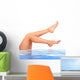 woman legs Wall Mural