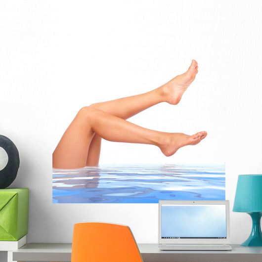woman legs Wall Mural