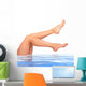 woman legs Wall Mural