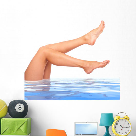 woman legs Wall Mural