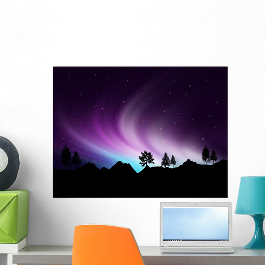 Northern Lights Wall Mural