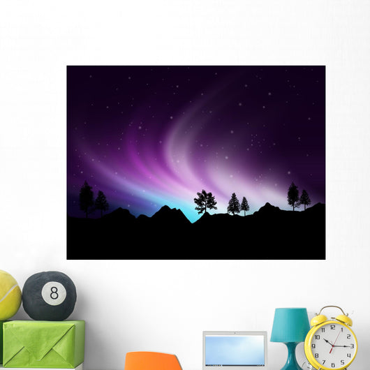Northern Lights Wall Mural