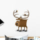 Moose and Birds Wall Decal