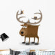 Moose and Birds Wall Decal