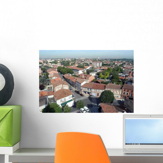 Blagnac Seen from Belfry Wall Decal