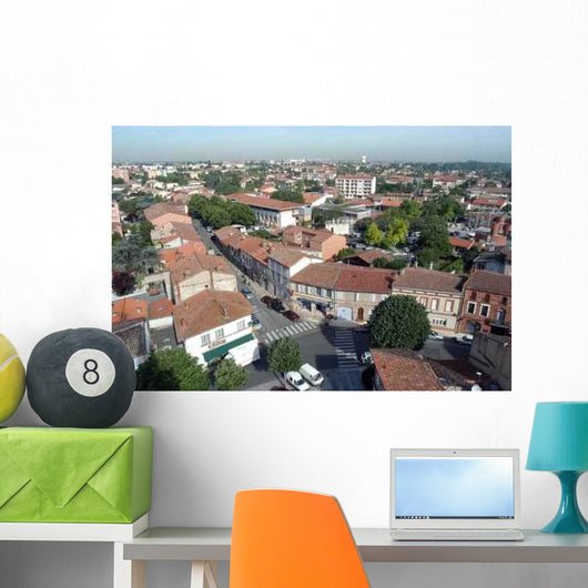 Blagnac Seen from Belfry Wall Decal