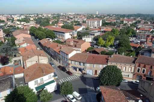 Blagnac Seen from Belfry Wall Decal