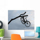 Bicycle up on a Tree Wall Mural