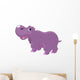 Hippo Wall Decal