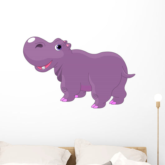 Hippo Wall Decal