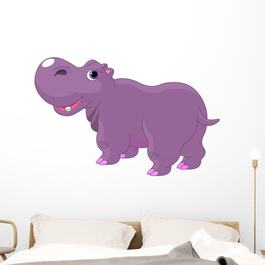 Hippo Wall Decal