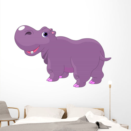 Hippo Wall Decal