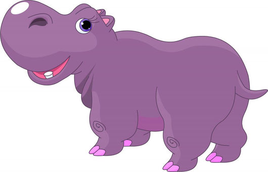 Hippo Wall Decal