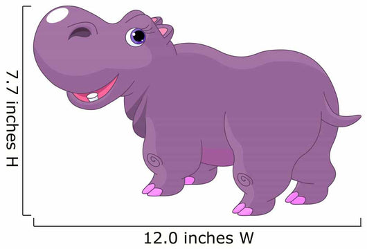 Hippo Wall Decal