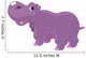 Hippo Wall Decal