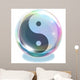 Rainbow Bubble Yin-yang Wall Decal
