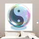Rainbow Bubble Yin-yang Wall Decal