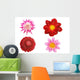 Dahlia Collection Wall Decal