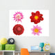 Dahlia Collection Wall Decal