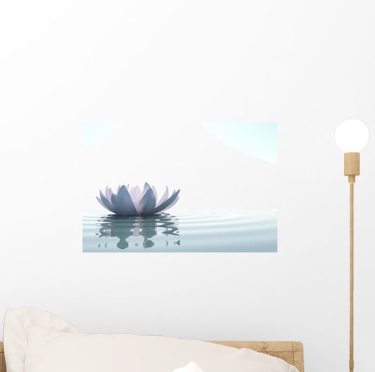 Zen Flower Loto in Water Wall Mural