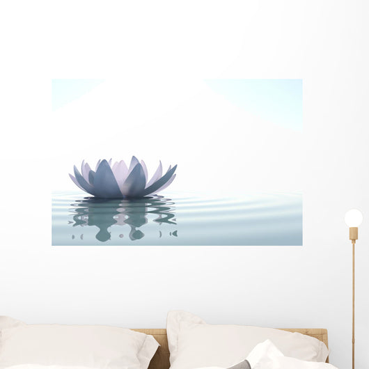 Zen Flower Loto in Water Wall Mural