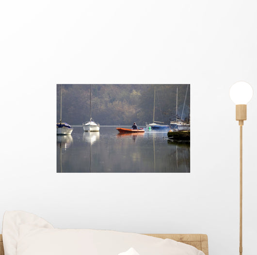 Le Petit Bateau Qui Fume Wall Mural