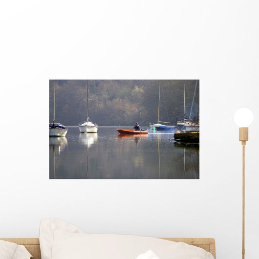 Le Petit Bateau Qui Fume Wall Mural