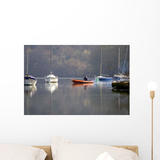 Le Petit Bateau Qui Fume Wall Mural