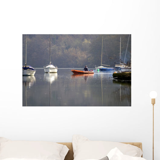 Le Petit Bateau Qui Fume Wall Mural