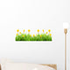 Spring grass with daffodils Wall Decal