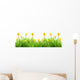 Spring grass with daffodils Wall Decal