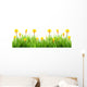 Spring grass with daffodils Wall Decal