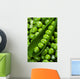 Fresh green peas Wall Mural