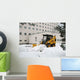 Shoveling Snow Wall Decal