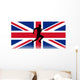 2012 London Olympics Runner Wall Mural