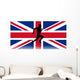 2012 London Olympics Runner Wall Mural