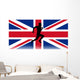 2012 London Olympics Runner Wall Mural