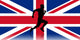 2012 London Olympics Runner Wall Mural