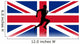 2012 London Olympics Runner Wall Mural