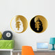 Vector Gold Buddha Wall Mural