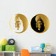 Vector Gold Buddha Wall Mural