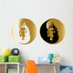 Vector Gold Buddha Wall Mural