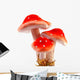Poisonous Red Mushroom Wall Decal