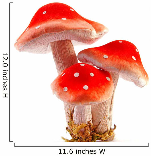 Poisonous Red Mushroom Wall Decal