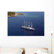 Sailing Cruise Ship Bora Bora Wall Decal