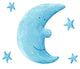 Blue Moon Wall Decal Sticker Set