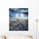 Storm in desert Wall Mural